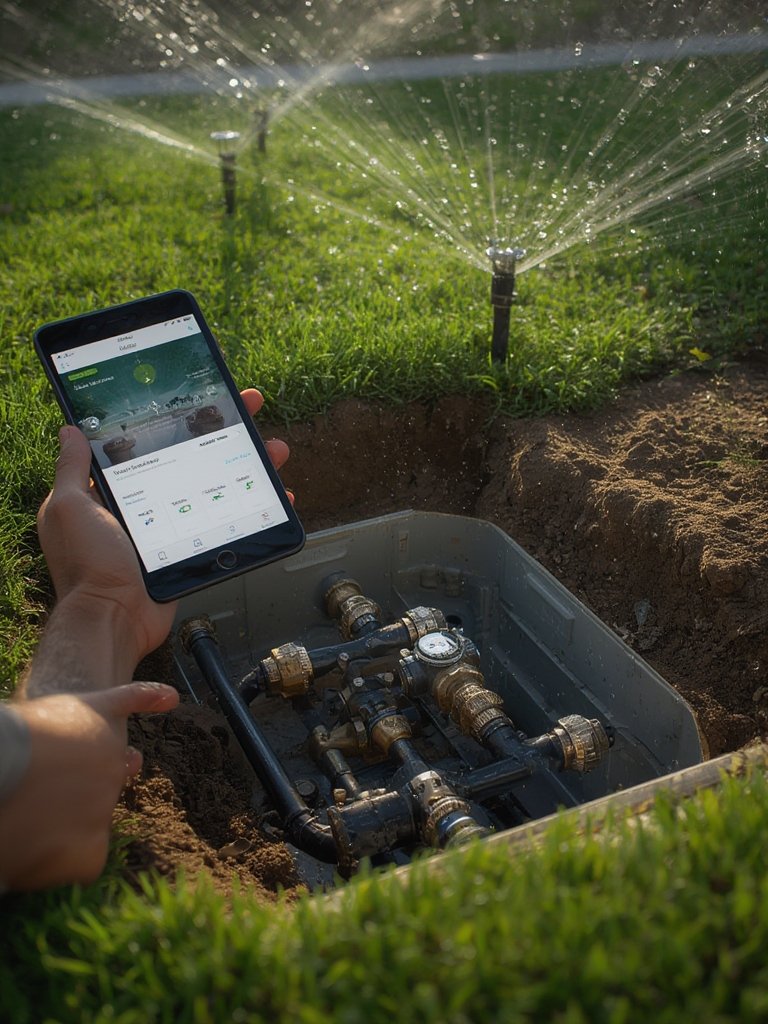 Sprinkler Manifold: 5 Ultimate Steps for an Easy Solution in 2026 2 Orbit 57257 4-Valve sprinkler manifold in action