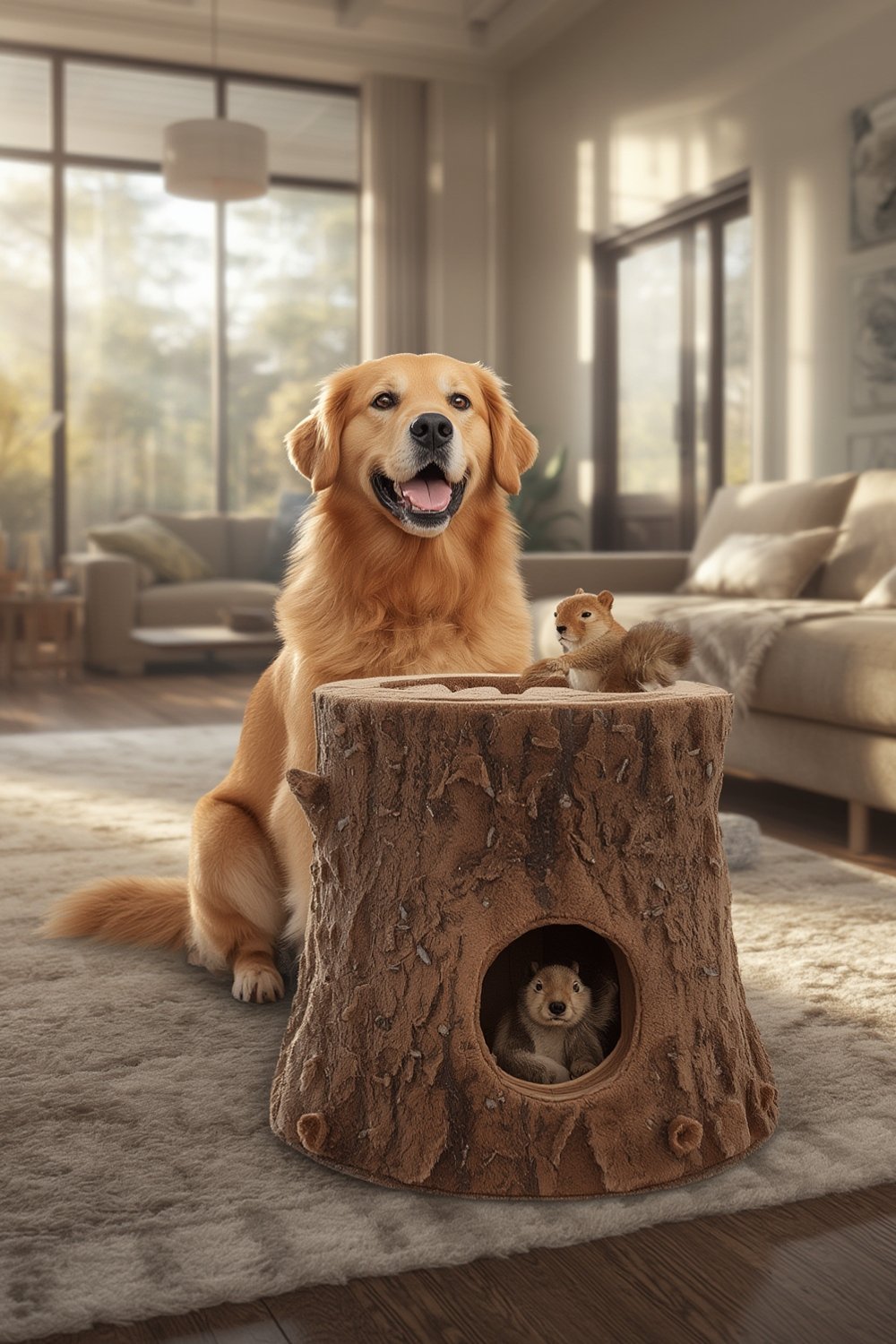 Outward Hound Hide-A-Squirrel dog puzzle product view