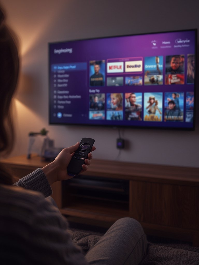 Roku Stick: 7 Ultimate Steps For An Amazing Streaming Experience 2 roku stick in action