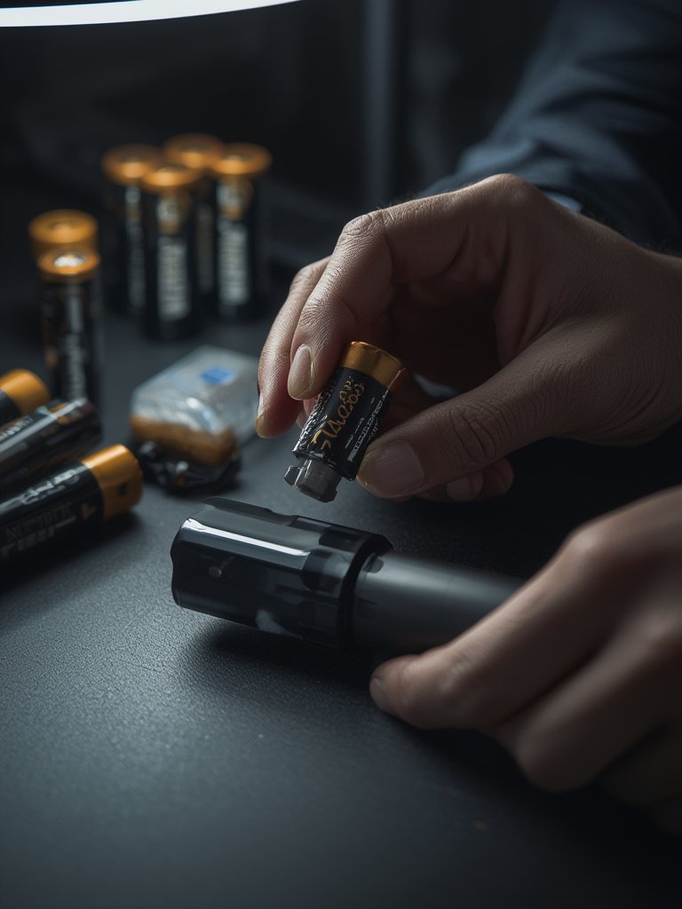 cr123a batteries in action