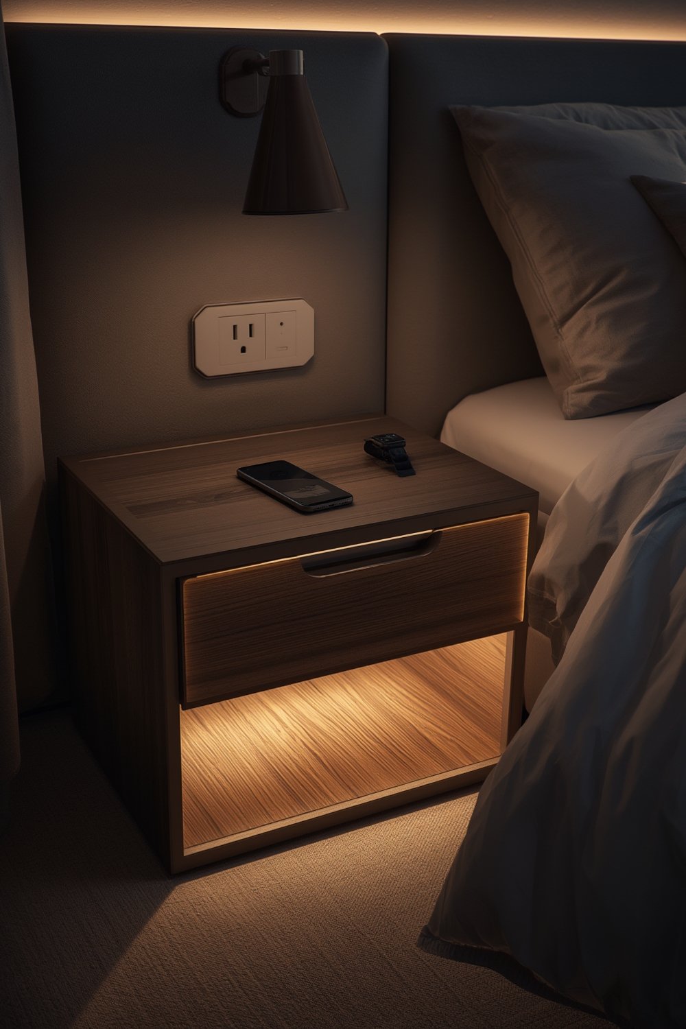 nightstand charging product view