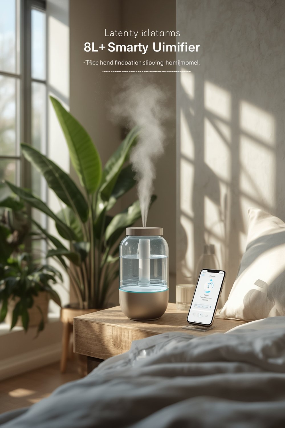 smart humidifier product view
