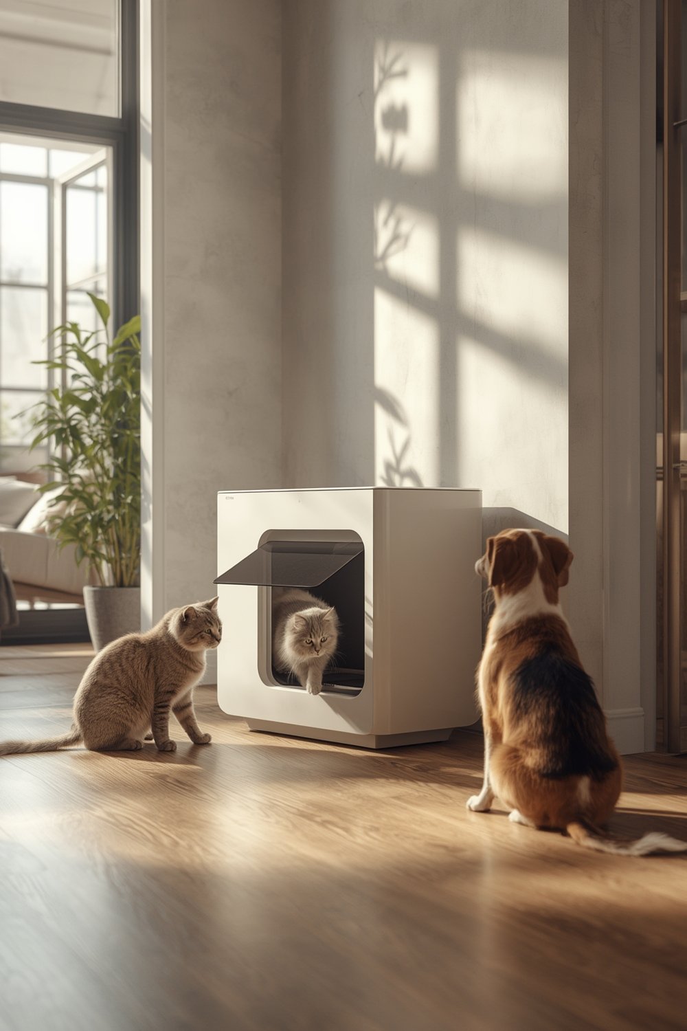 top entry cat litter box product view