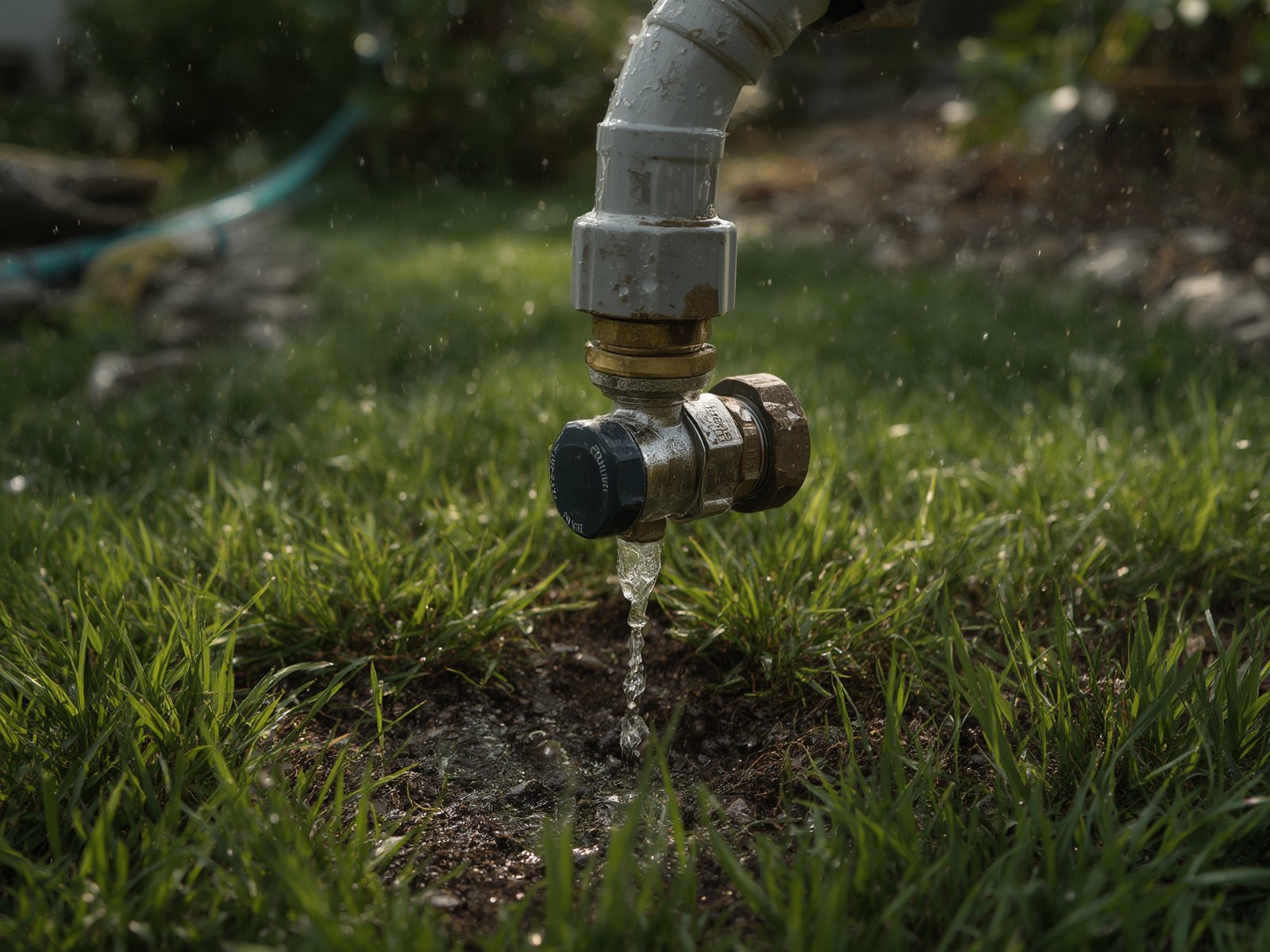 Orbit inline sprinkler valve in action